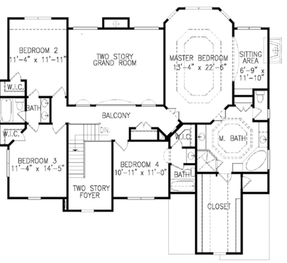 House Plan Design - Traditional Homes with Closed Floor Plans
