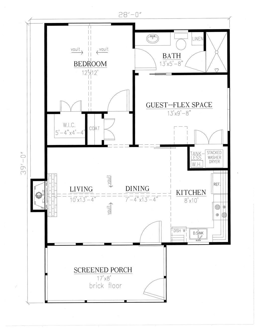 Minimalist Floor Plans with Porches Houseplans Blog