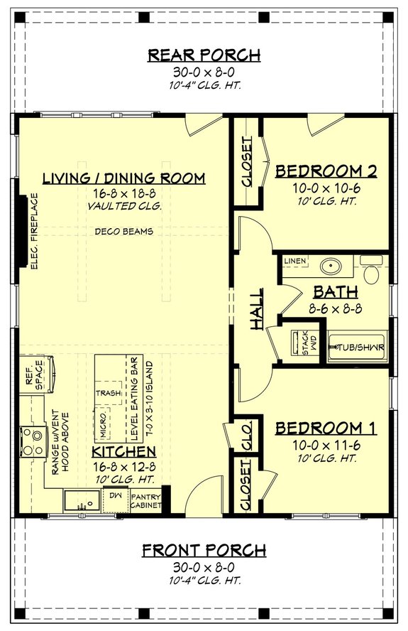 The Best 30 Ft. Wide House Plans for Narrow Lots - Houseplans Blog ...