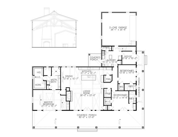 Featured image of post Free Ranch Style House Plans With Open Floor Plan : A very popular option is a ranch house plan with an open floor plan , offering the open layout a family desires with the classic, comfortable architectural style.