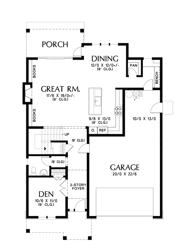Simple Narrow Lot House Plans