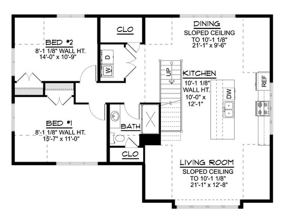 Barndominium Floor Plan with Fitness Room
