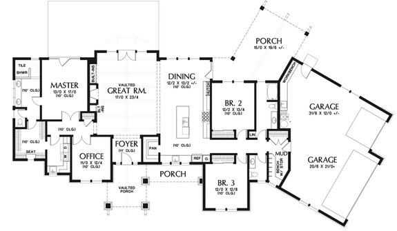 Craftsman Style House Plans Big And, Big House Plans