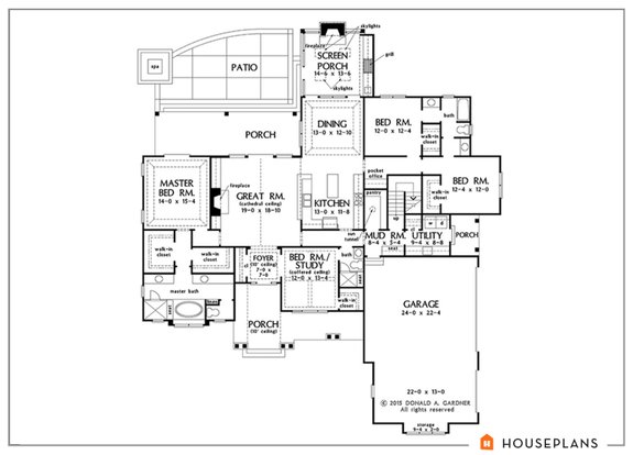 Standout 4 Bedroom 3 Bath House Plans By Don Gardner Houseplans Blog Houseplans Com