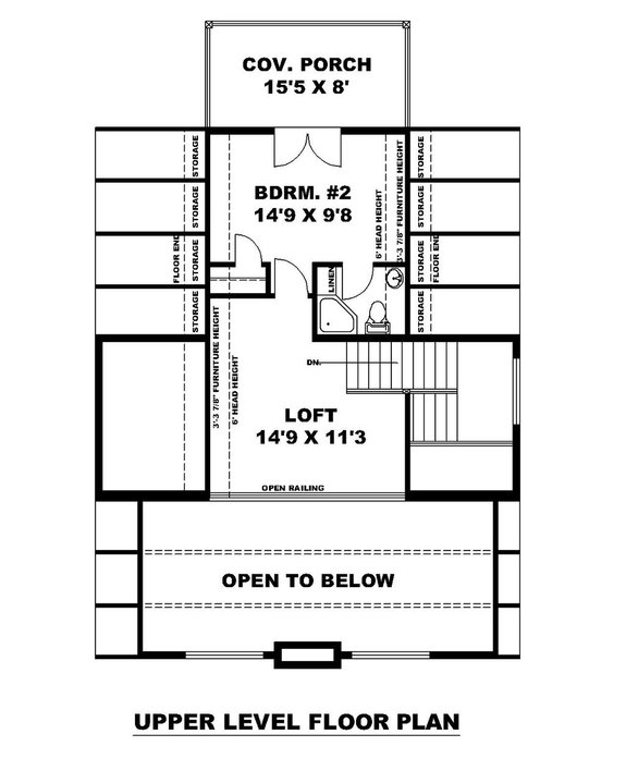 Chic A-Frame Cabin Plan