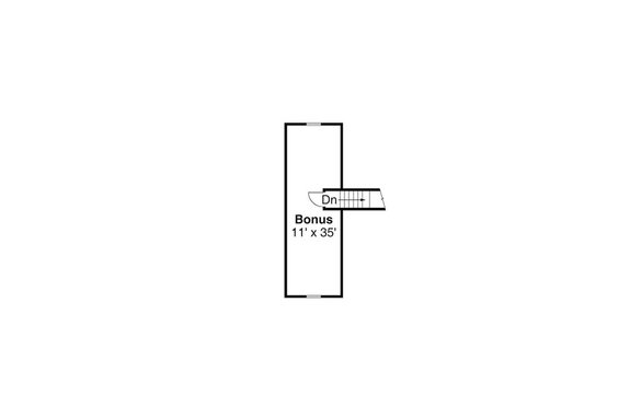 Ranch House Plan with Bonus Room