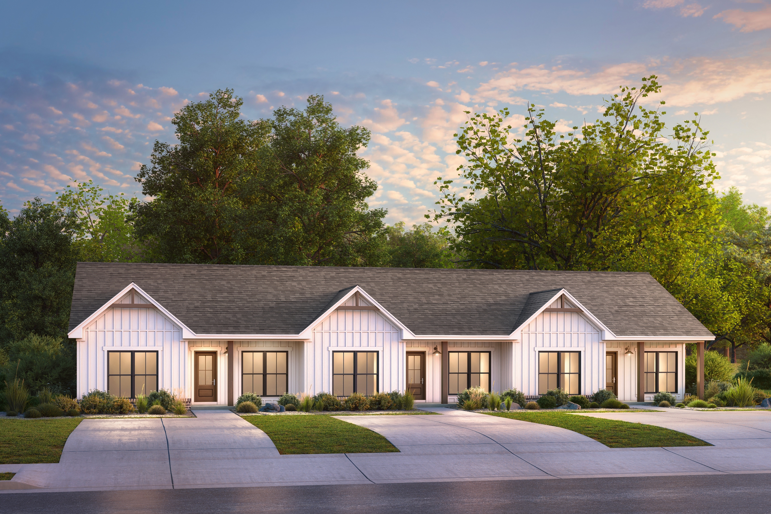 The Best Multifamily House Plans: 2, 3 & 4 Unit Designs
