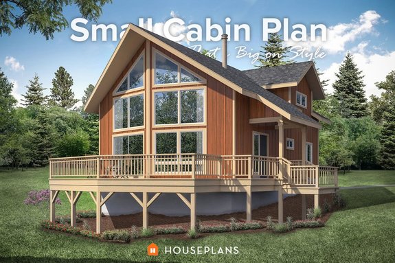 Simple Small Cabin Plans Houseplans, Rustic Lodge House Plans