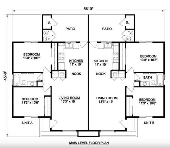 Top 10 Duplex Plans That Look Like, House Plans With Separate Living Quarters