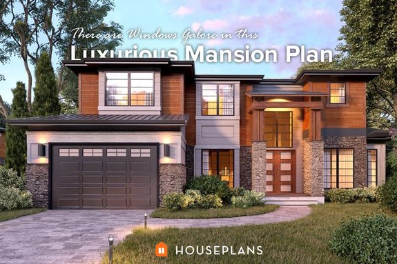 Turn Up The Luxe With 9 Must-See Modern Mansion Floor Plans - Houseplans  Blog - Houseplans.Com