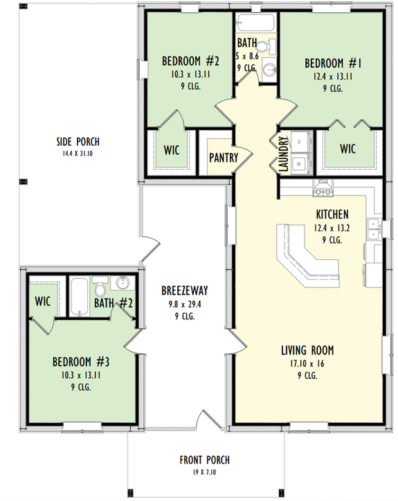 Barndo Plan with Breezeway