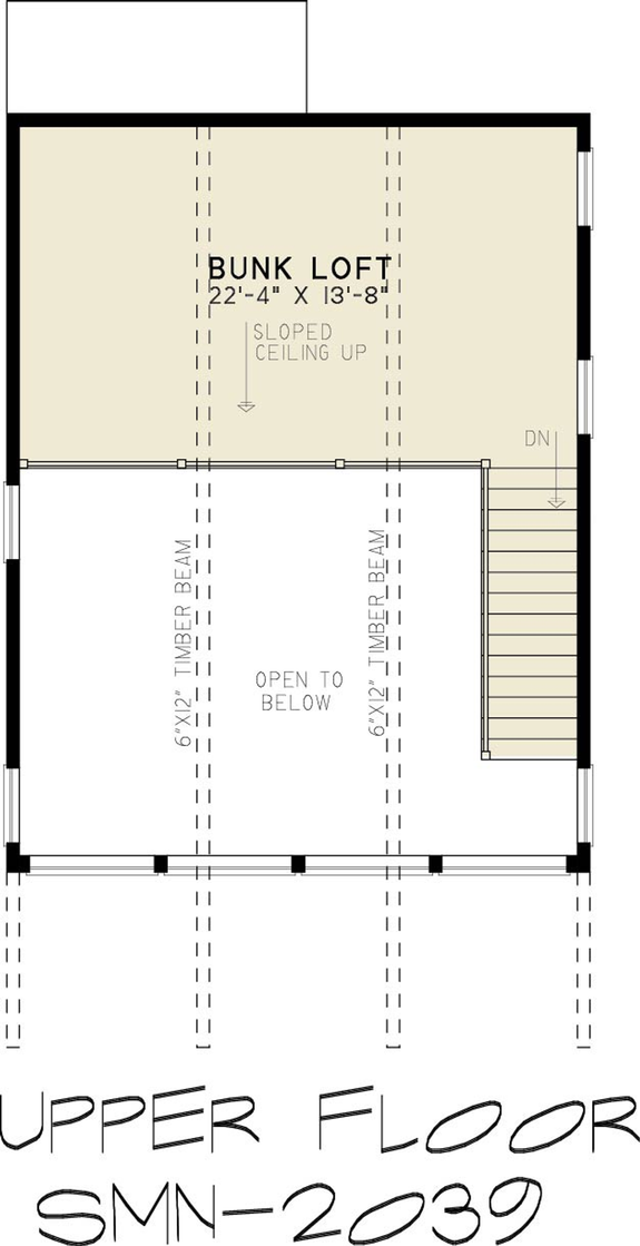 Contemporary Plan with Bunk Loft