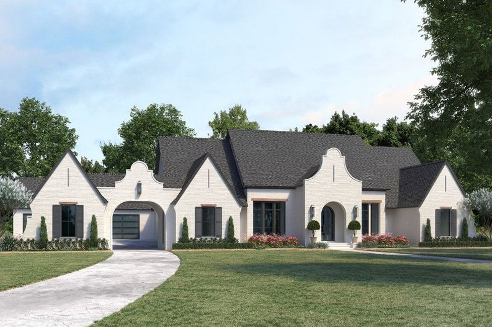 Convenient Luxury: Porte Cochere House Plans 