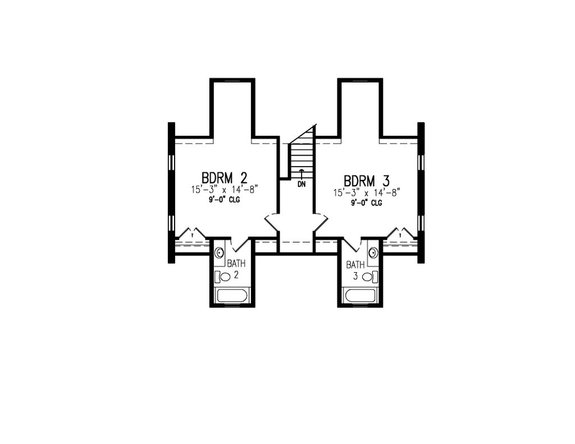 Farmhouse Plan with 3 Bedrooms