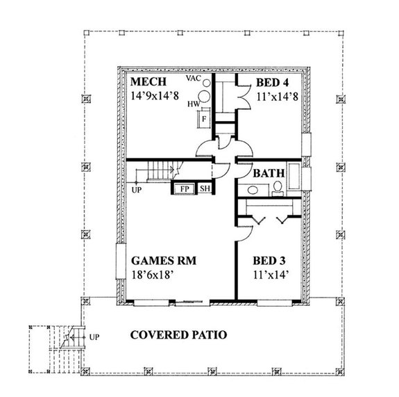 Barndominium Plan with Wraparound Porch
