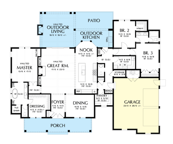 Modern Farmhouse Plan