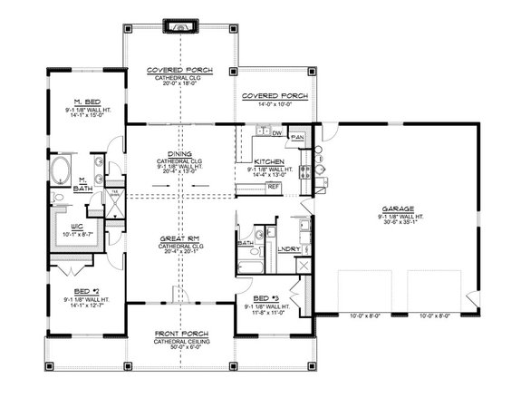 Barndominium Plan with Basement