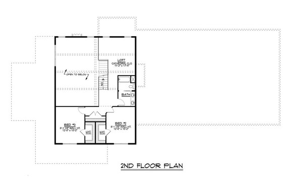 Barndominium-Style Home with RV Garage Plan