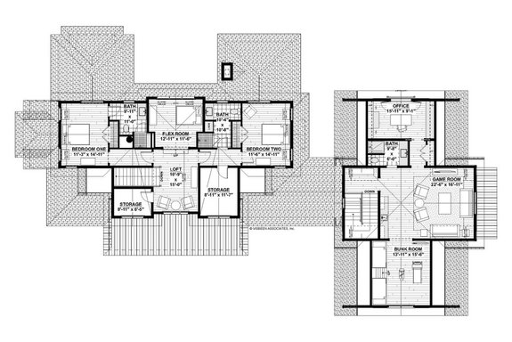 Farmhouse Plan with Game Room