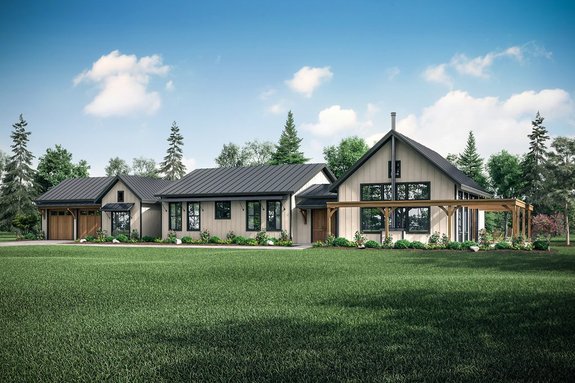 Trending: House Plans with Home Offices
