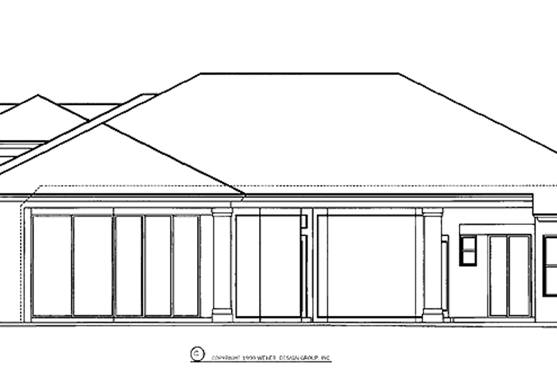 Dream House Plan - Exterior - Rear Elevation for Mediterranean House Plan #1017-3 - 3 bed, 4 bath