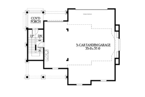 Floor Plan - Main Floor for Victorian House Plan #132-526 - 1 bed, 1 bath