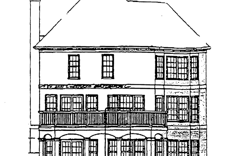 Dream House Plan - Exterior - Rear Elevation for Country House Plan #429-83 - 3 bed, 2.5 bath