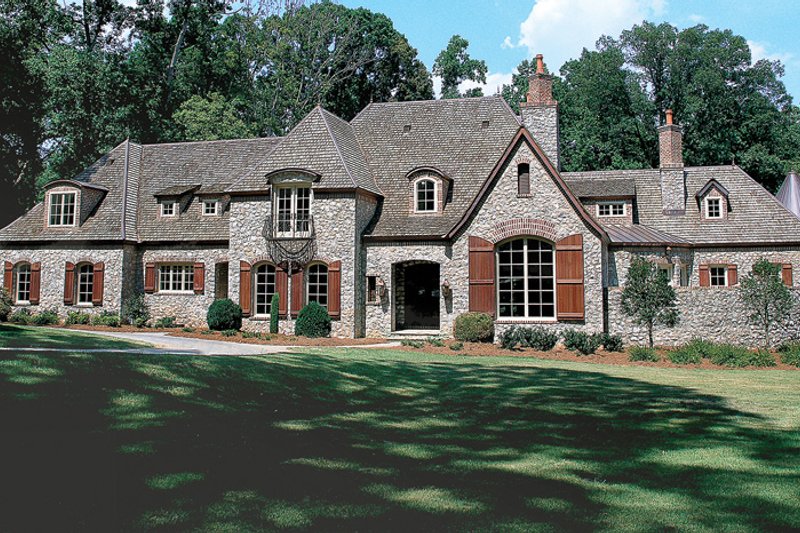 Architectural House Design - Exterior - Front Elevation 3 for European House Plan #453-378 - 6 bed, 6 bath