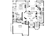Mediterranean Style House Plan - 5 Beds 5.5 Baths 4160 Sq/Ft Plan #930-283 