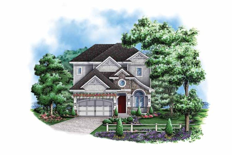 Dream House Plan - Traditional Exterior - Front Elevation Plan #1017-128