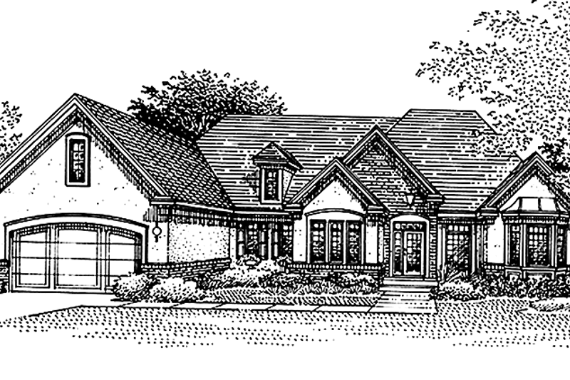 Home Plan - Country Exterior - Front Elevation Plan #51-724