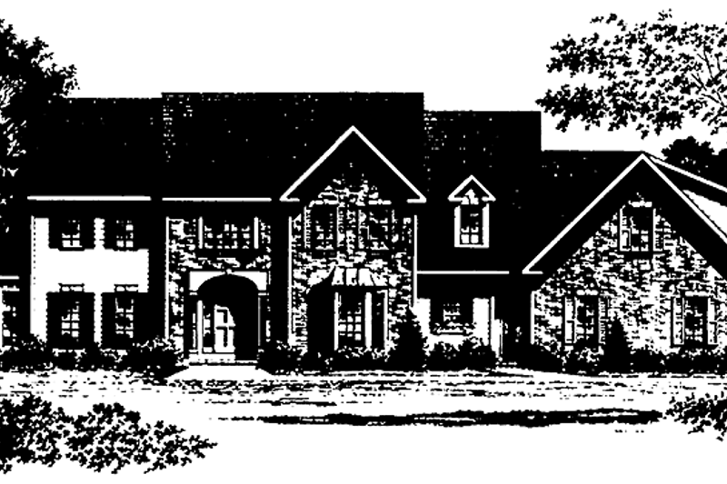 Architectural House Design - Colonial Exterior - Front Elevation Plan #328-262