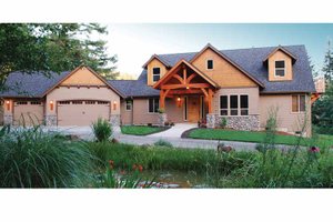 Exterior - Front Elevation 3 for Craftsman House Plan #943-22 - 3 bed, 2.5 bath