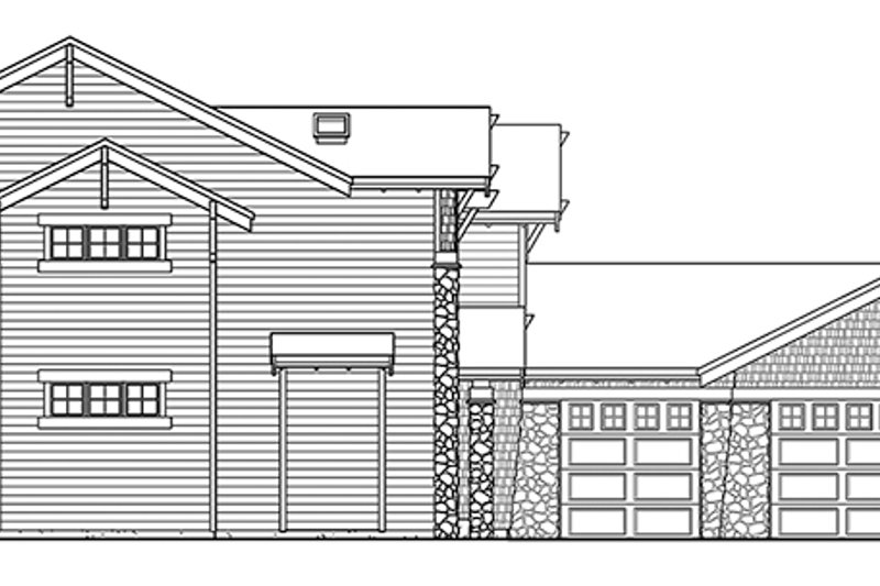 Dream House Plan - Exterior - Other Elevation 1 for Craftsman House Plan #132-442 - 4 bed, 3 bath