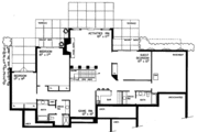 Contemporary Style House Plan - 4 Beds 3.5 Baths 4608 Sq/Ft Plan #72-784 Floor 