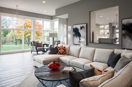 Interior - Family Room 2 for Contemporary House Plan #928-287 - 4 bed, 3.5 bath