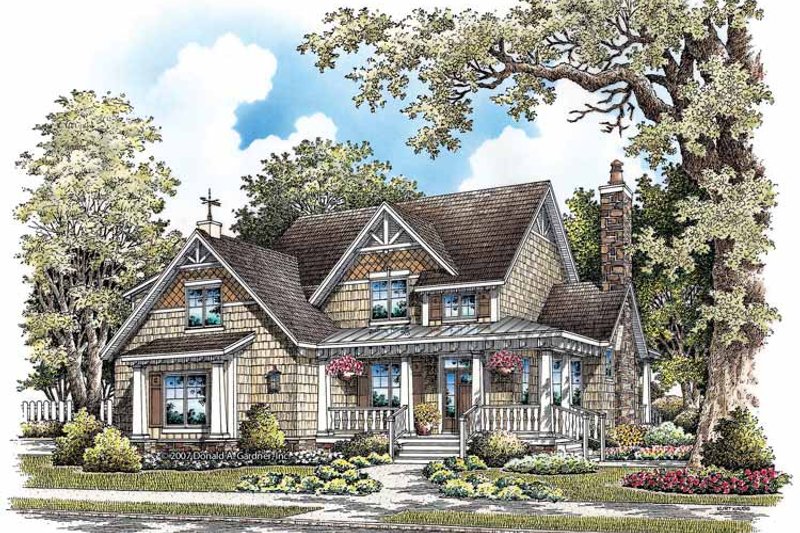 Craftsman Style House Plan - 3 Beds 2.5 Baths 1844 Sq Ft Plan #929-849 