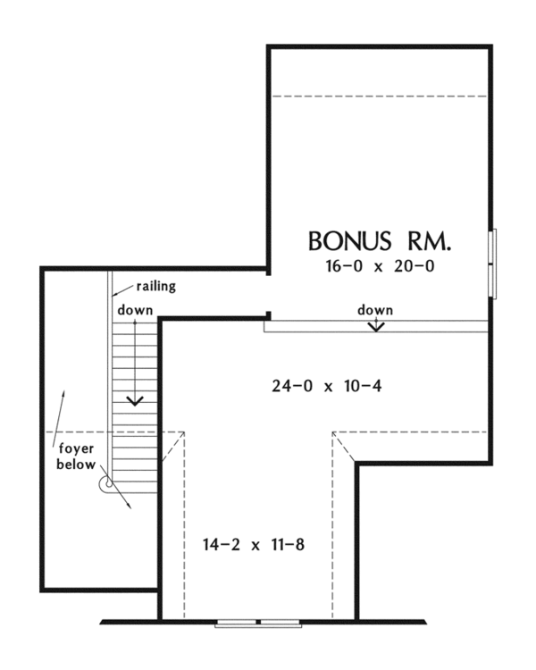 House Blueprint - Craftsman Floor Plan - Other Floor Plan #929-916