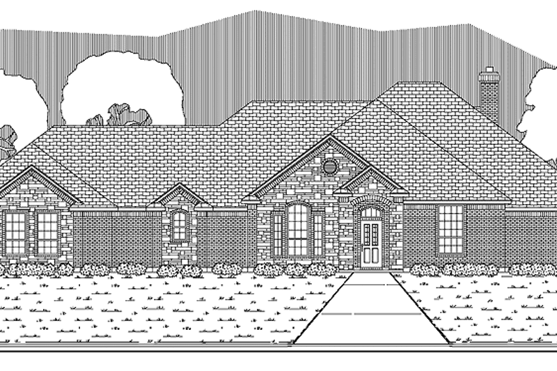 Home Plan - Traditional Exterior - Front Elevation Plan #84-729