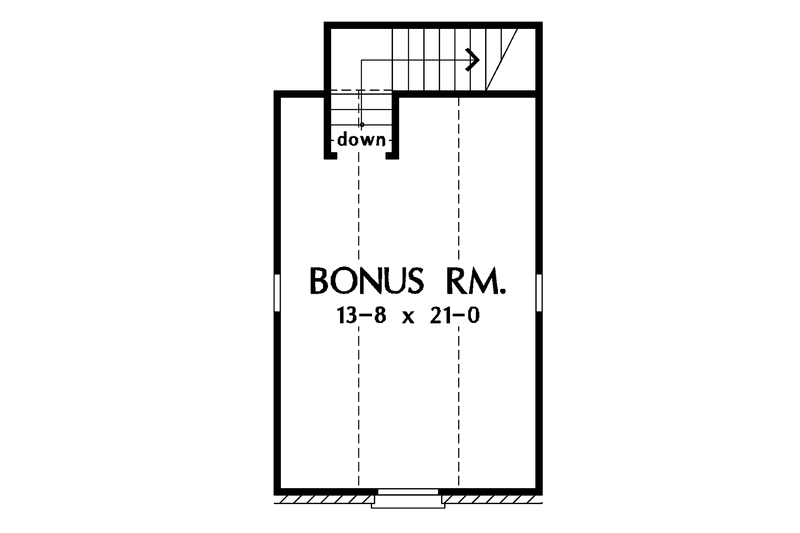 Home Plan - Floor Plan - Other Floor for Country House Plan #929-128 - 3 bed, 2 bath