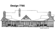 Craftsman Style House Plan - 3 Beds 3.5 Baths 3490 Sq/Ft Plan #929-422 Exterior 