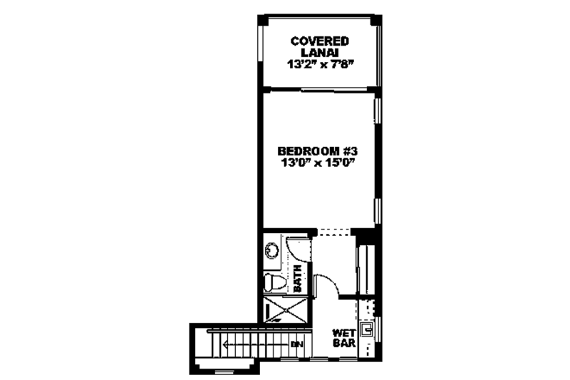 Dream House Plan - Floor Plan - Upper Floor for Mediterranean House Plan #1017-27 - 3 bed, 3 bath