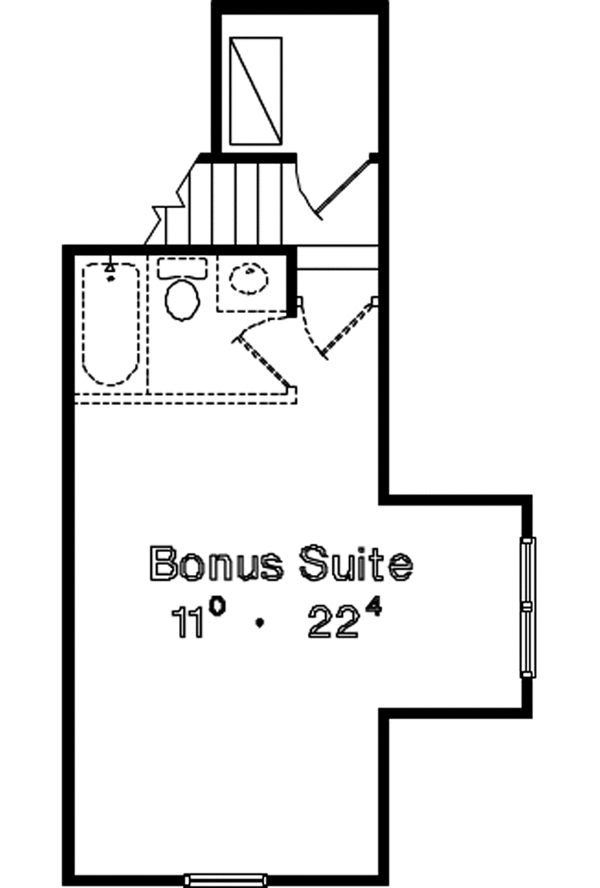 Home Plan - Craftsman Floor Plan - Upper Floor Plan #417-672