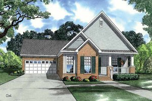 Country Exterior - Front Elevation Plan #17-2905