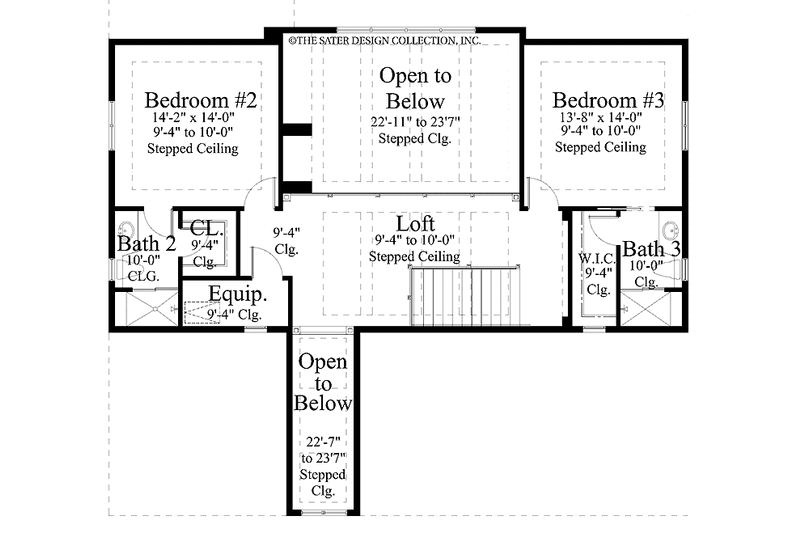 Dream House Plan - Floor Plan - Upper Floor for Country House Plan #930-410 - 3 bed, 3.5 bath