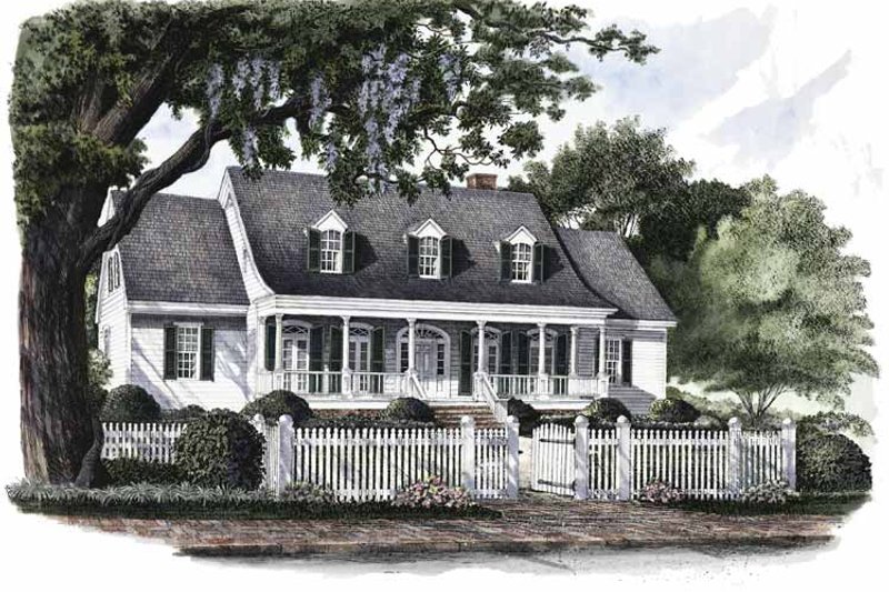 Home Plan - Classical Exterior - Front Elevation Plan #137-298
