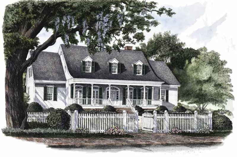 Dream House Plan - Classical Exterior - Front Elevation Plan #137-298