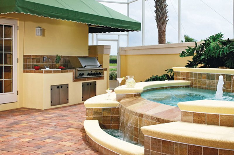 House Design - Exterior - Rear Elevation 2 for Country House Plan #929-897 - 4 bed, 5 bath