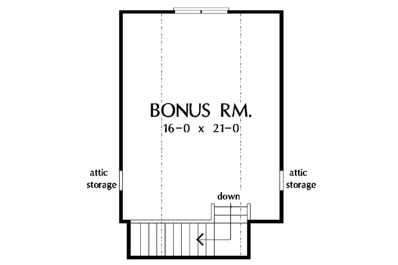 Architectural House Design - Floor Plan - Other Floor for Country House Plan #929-349 - 3 bed, 2 bath