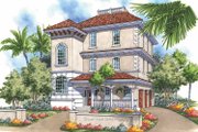 Mediterranean Style House Plan - 3 Beds 2.5 Baths 2025 Sq/Ft Plan #930-167 